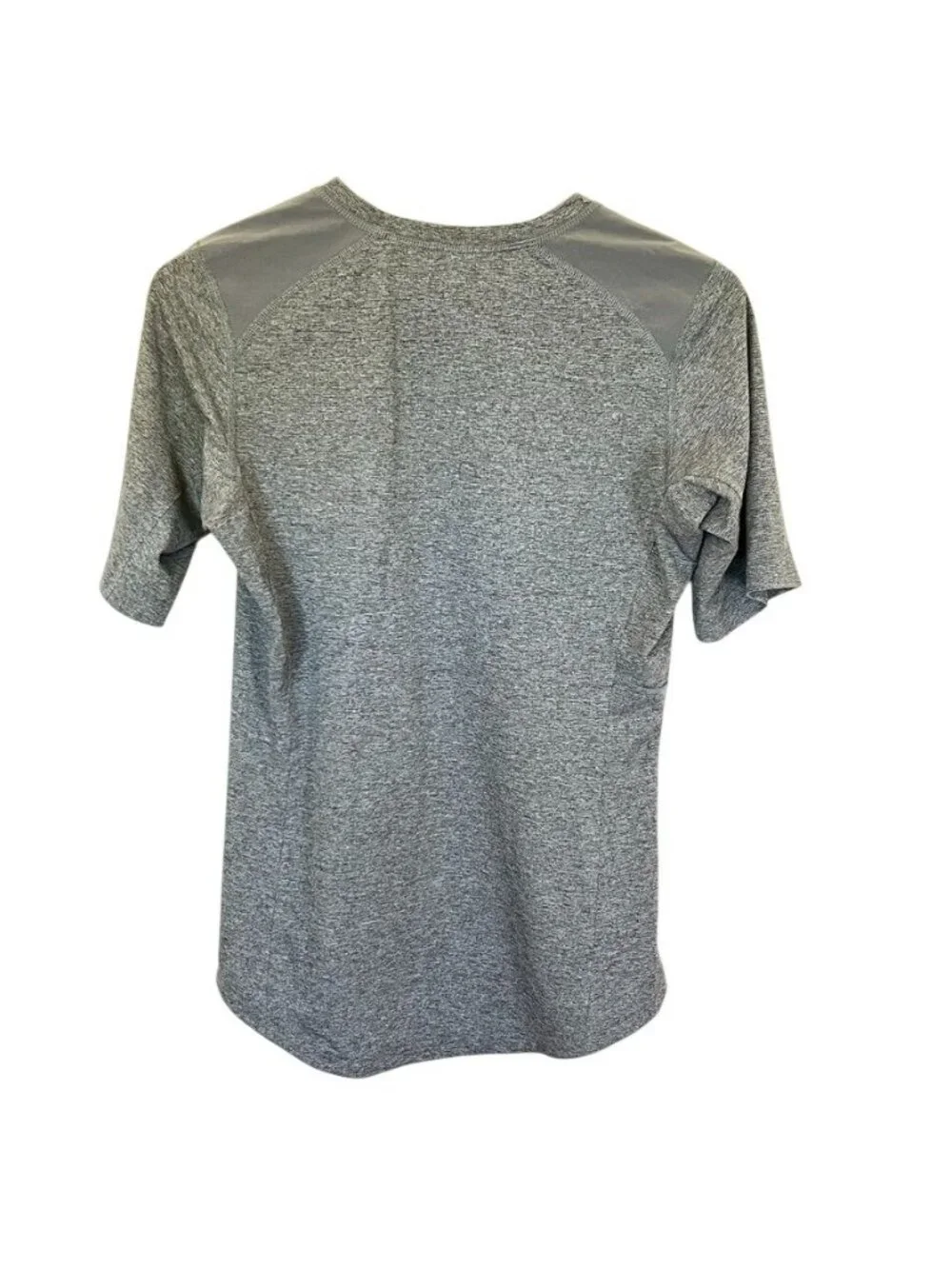 REI Womens M Heather Gray Performance Athletic Gym Running Tee Shirt Outdoors